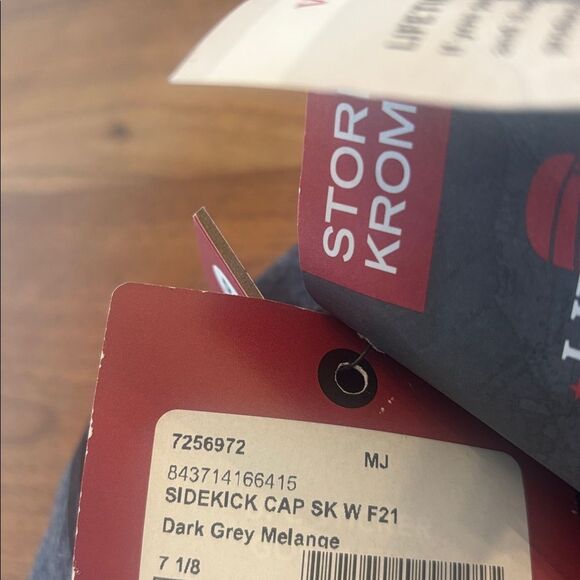 NWT Nee Moosejaw Charcoal Red Stormy Kramer Sidekick Billed Cap Hat Size 7 1/8 - Picture 6 of 9